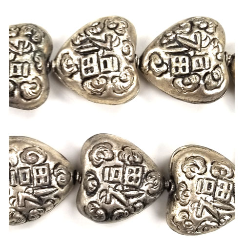 ENAMEL LUCKY HEART 24MM
